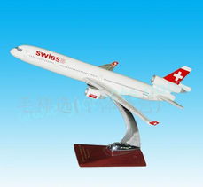 树脂飞机模型 瑞士航空MD 11 高清图 细节图 杨凯 